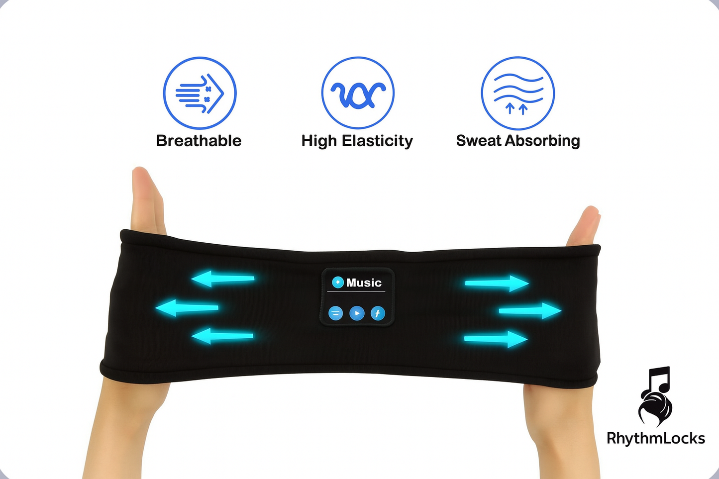 RhythmLock Bluetooth headband